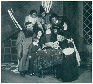 Giacomo Prints: A production of Gianni Schicchi at the Staatsoper, Berlin Date: 1928