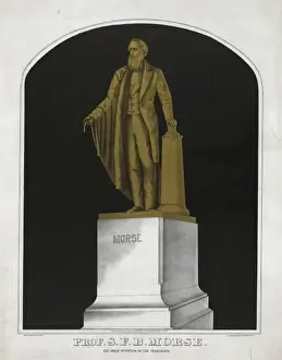Prof Prints: Prof. S. F. B. Morse. The great inventor of the telegraph