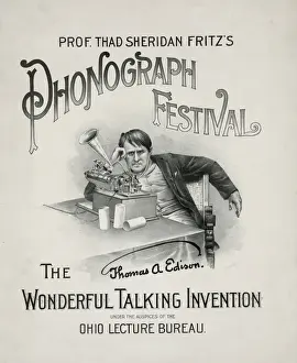 Edison Prints: Prof. Thad Sheridan Fritzs phonograph festival