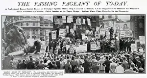 The Professional Banner-bearer Parade at Trafalgar Square