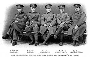 Jacobs Prints: Professional golfers in Sportsmens Battalion