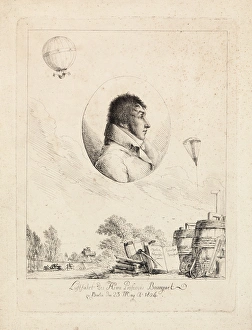 Images Dated 7th December 2011: Professor Bourguet, balloon ascent, Berlin