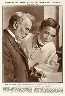 Images Dated 19th January 2021: Professor Paul Ehrlich (1854 - 1915), Nobel Prize-winning German Jewish physician