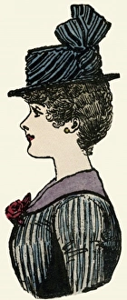 Images Dated 13th January 2012: Profile lady 1884