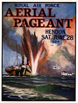 Hendon Prints: Programme for the 1924 RAF Aerial Pageant at Hendon