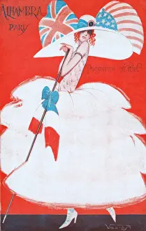 Programme cover for the Alhambra Theatre