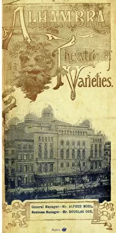 Manager Collection: Programme cover, Alhambra Theatre, London