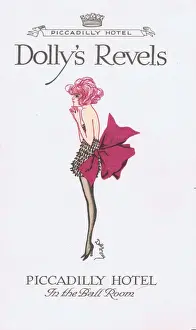 Dollys Prints: Programme cover for Dollys Revels cabaret