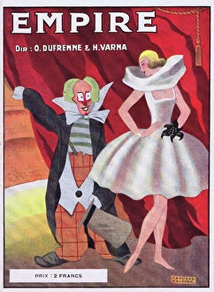 Edouard Collection: Programme cover for the Empire Theatre