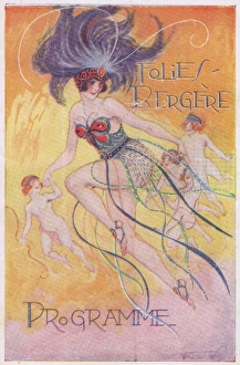 Night Life Collection: Programme cover for the Folies Bergere