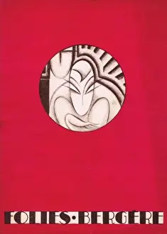 Programme Prints: Programme cover for the Folies Bergere