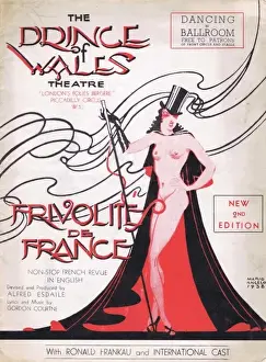 Mario Prints: Programme cover for Frivolities de France