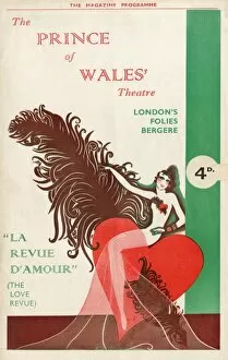 Amour Gallery: Programme cover for La Revue D Amour, 1934