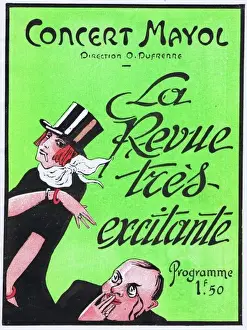 Programme cover for La Revue Tres Excitante