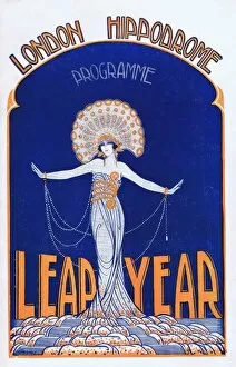 Images Dated 16th February 2011: Programme cover for Leap Year, 1924