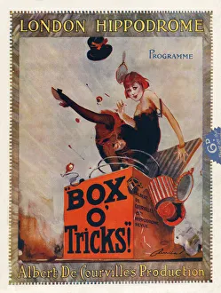 Programme cover for the London Hippodrome revue, Box o Tricks Programme cover for the London Hippodrome revue, Box o Tricks