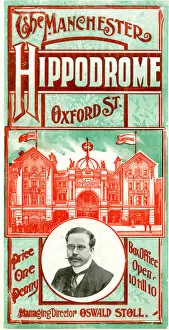 Images Dated 7th March 2019: Programme cover, The Manchester Hippodrome