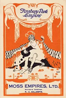 Programme cover for the Moss Empire chain, 1926