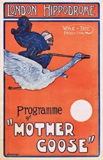 Images Dated 16th February 2011: Programme cover for Mother Goose, 1924