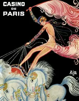 Images Dated 20th December 2011: Programme cover for Paris Qui Brille at the Casino de Paris