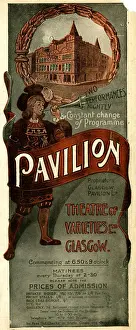 Heralding Prints: Programme cover, Pavilion Theatre of Varieties, Glasgow