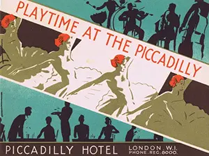 Programme cover for Playtime at the Piccadilly