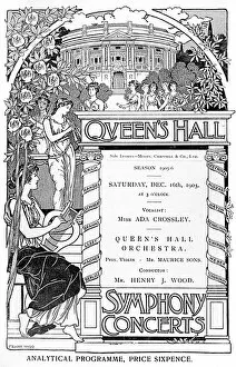 Programme cover, Queens Hall Symphony Concerts