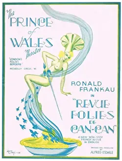 Programme cover for Revue Folies de Can-Can, 1938