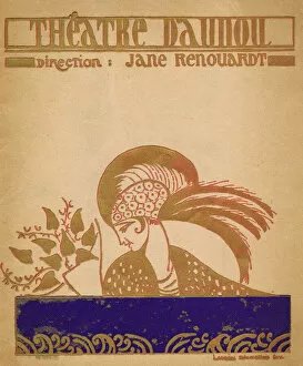 Images Dated 21st March 2011: Programme cover for the Theatre Daunou