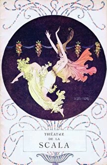 Images Dated 30th March 2011: Programme cover for Theatre de la Scala, Paris, early 1920s
