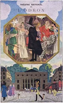Programme cover for Theatre National de L Odeon, Paris, earl