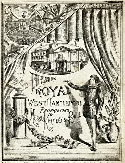 Images Dated 5th November 2019: Programme cover, Theatre Royal, West Hartlepool