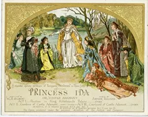 Poem Collection: Programme design, Gilbert & Sullivan, Princess Ida