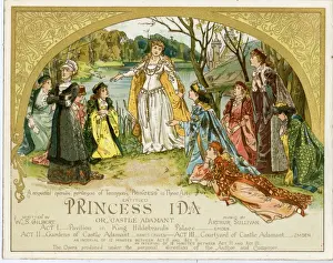 Programme Prints: Programme design, Gilbert & Sullivan, Princess Ida