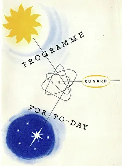 Programme of Events on board RMS Mauretania