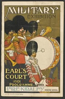 Images Dated 15th January 2016: Programme for Military Exhibition, Earl?s Court, 1901