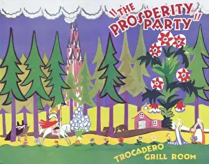 Cochran Prints: Programme for Prosperity Party at the Trocadero