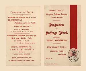Liberties Gallery: Programme of Suffrage Week