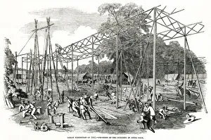 Images Dated 28th February 2019: Progress of building for the International Exhibition 1850