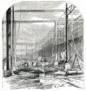 Progress of building for the International Exhibition 1861