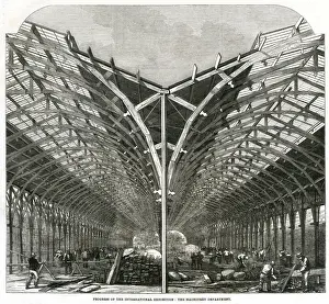 Progress of building for the International Exhibition 1861