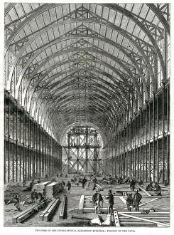 Images Dated 31st May 2019: Progress of building for the International Exhibition 1861