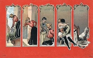 The progression of romance in five senses - French Style The progression of romance in five senses - French Style