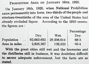 Prohibition message, probably 1920s