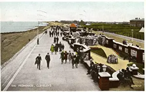 Blackpool Prints: The Promenade, Cleveleys, Lancashire