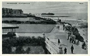 Margate Prints: The Promenade, Cliftonville, Kent