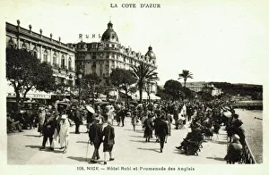 Images Dated 21st November 2013: The Promenade des Anglais, Nice, France, showing the Hotel