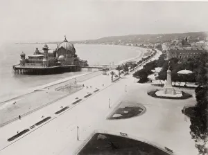 Promenade des Anglais, pier, Nice, France