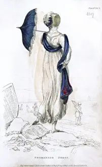 Necked Prints: Promenade Dress 1809