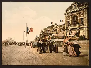Trouville Prints: Promenade and grand Salon, Trouville, France